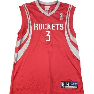 Houston Rockets Basketball Jersey Steve Francis Mens Medium Red Gray NBA Reebok
